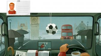England london funny artwork driver football fans wallpaper