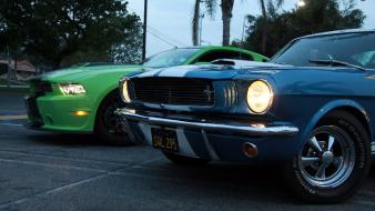 Green blue cars ford mustang shelby gt350 wallpaper