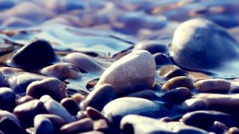 Macro pebbles wallpaper