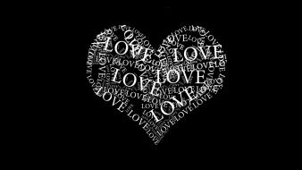 Black and white love wallpaper