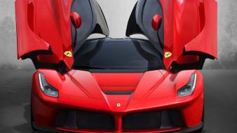 Ferrari laferrari auto cars red wallpaper