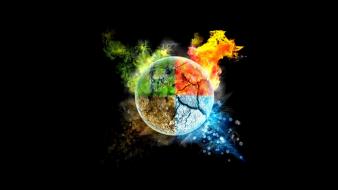 Four elements of earth wallpaper