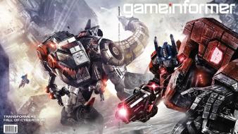 Game art transformers fall of cybertron war for