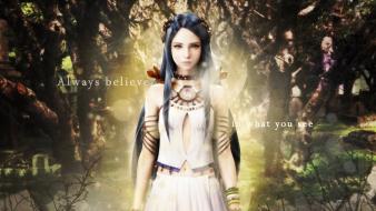 Games trees long hair final fantasy xiii wallpaper