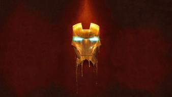 Iron man mask background wallpaper