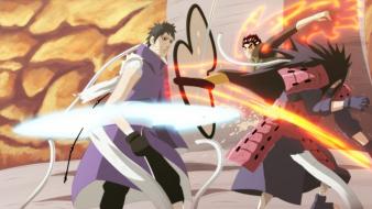 Naruto: shippuden battles rock lee uchiha obito madara wallpaper