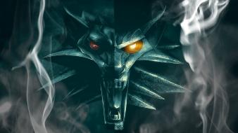 Witcher 2: assassins kings photo manipulation wolves wallpaper