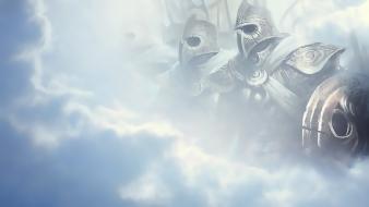 Blue clouds guild wars 2 soft light wallpaper