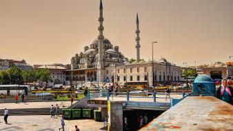 Istanbul turkey cityscapes mosques wallpaper