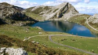 Landscapes nature spain europa national park asturias wallpaper