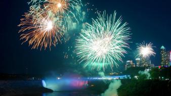 Niagara falls fireworks wallpaper
