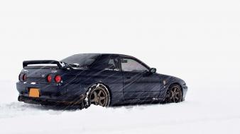 Nissan skyline snow wallpaper
