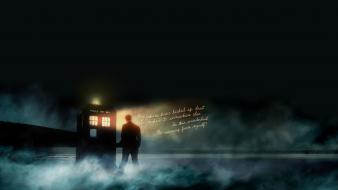 Text tardis mist doctor who tenth wallpaper