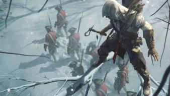 Tomahawk assassins creed 3 bow (weapon) connor wallpaper