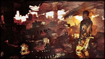 War computers mars logs apocalyptic game wallpaper