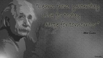 White quotes albert einstein wallpaper