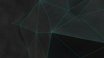 Abstract minimalistic geometry forms triangles wallpaper