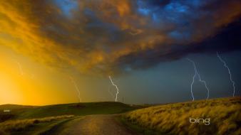 Bing south africa landscapes lightning overcast wallpaper