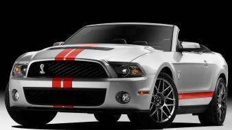 Ford mustang convertible shelby gt500 muscle car wallpaper