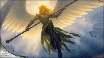 Goddess magic: the gathering sigarda angels card game