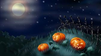 Halloween night background wallpaper