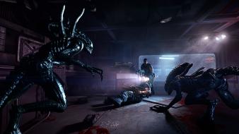 Horror science fiction alien wallpaper