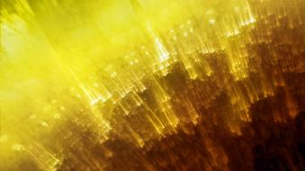 Yellow lights abstract wallpaper