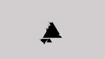 Abstract minimalistic triangles wallpaper