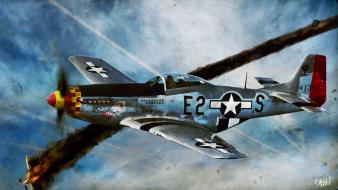 Aircraft p-51 mustang wallpaper