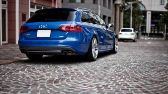 Blue cars avant audi s4 wallpaper