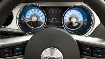 Cars ford mustang v6 gauges sports car wallpaper