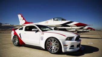 Ford mustang gt 500 usaf thunderbirds wallpaper