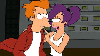 Futurama turanga leela phillip j. fry wallpaper