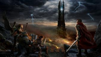Rings barad dur lord of the rings: online wallpaper