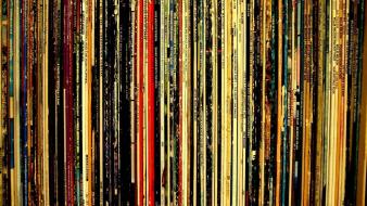 Vinyl plates lp record wallpaper