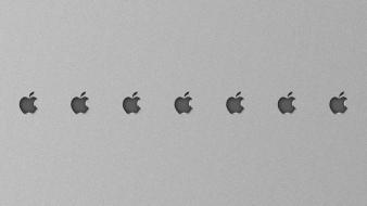 Apple inc. metal pac-man brushed surround wallpaper