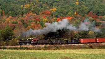 Autumn trains pennsylvania locomotives colors