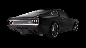 Black ford mustang obsidian sg-one wallpaper