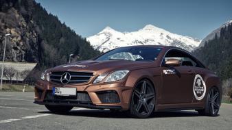 Cars tuning coupe mercedes-benz black edition wallpaper