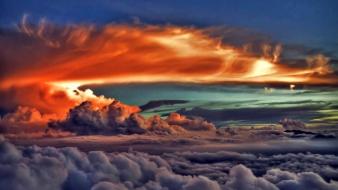 Clouds hdr photography air skyscapes skies wallpaper