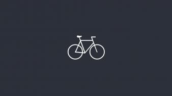 Minimalistic bicycles wallpaper