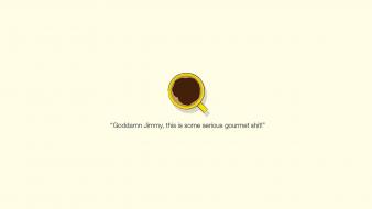 Minimalistic movies coffee pulp fiction quotes jules winnfield wallpaper