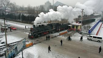 Trains steam locomotives wallpaper