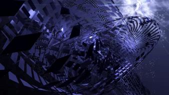 Abstract futuristic 3d wallpaper