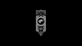 And fire banner black background house stark wallpaper