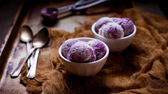 Blueberry dessert ice cream wallpaper