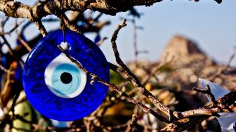Cappadocia turkey eyes landscapes nature wallpaper