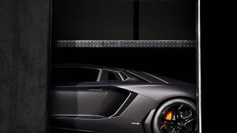 Cars lamborghini aventador races wallpaper