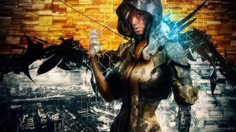 Cyberpunk artwork heroine remember me grafiti nilin wallpaper