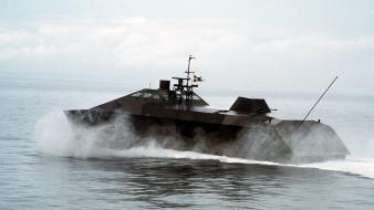 Hswms smyge stealth ship sweden swedish army hovercraft wallpaper